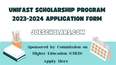 UniFAST Scholarship Application 2024.